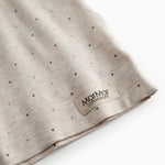 Beige short-sleeved t-shirt for children with a nice print.