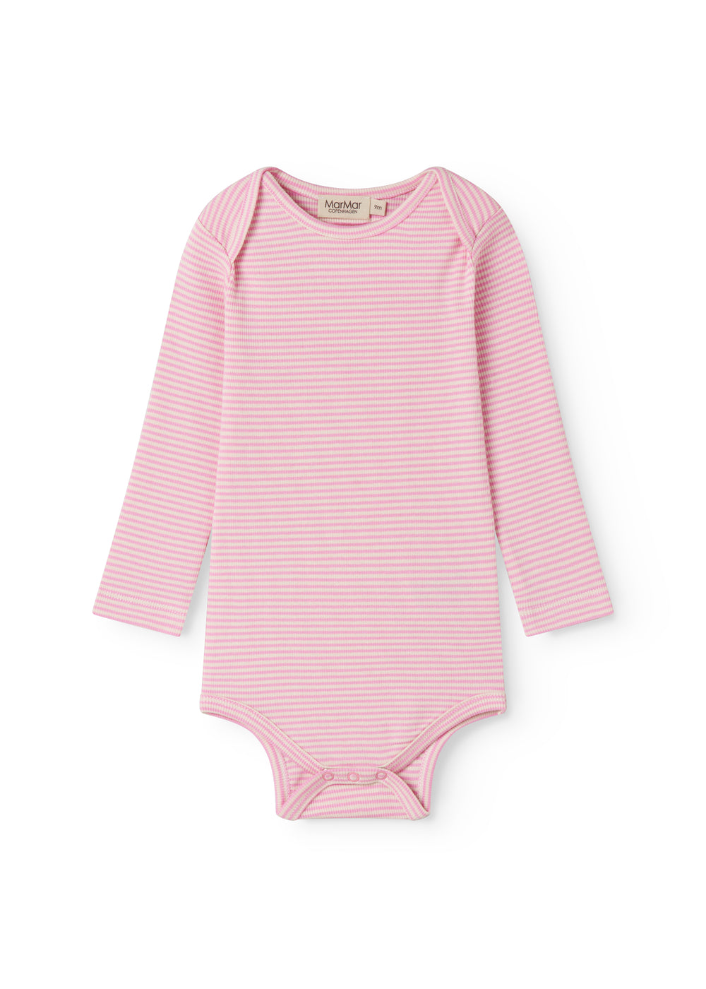 Red striped body with long sleeves for baby