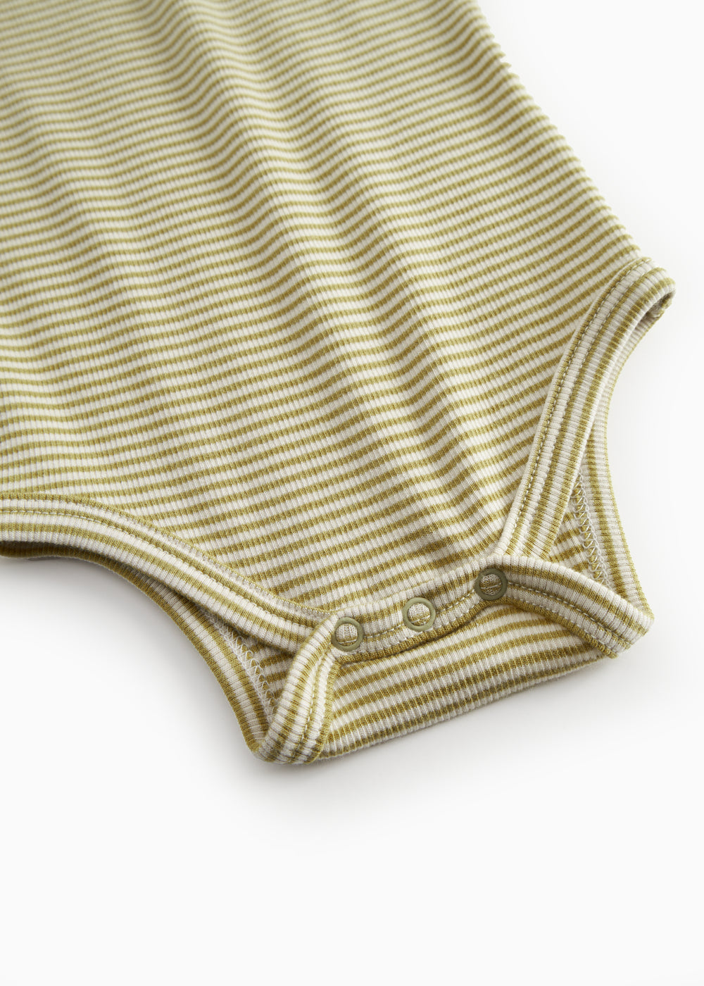 Green striped body with long sleeves for baby