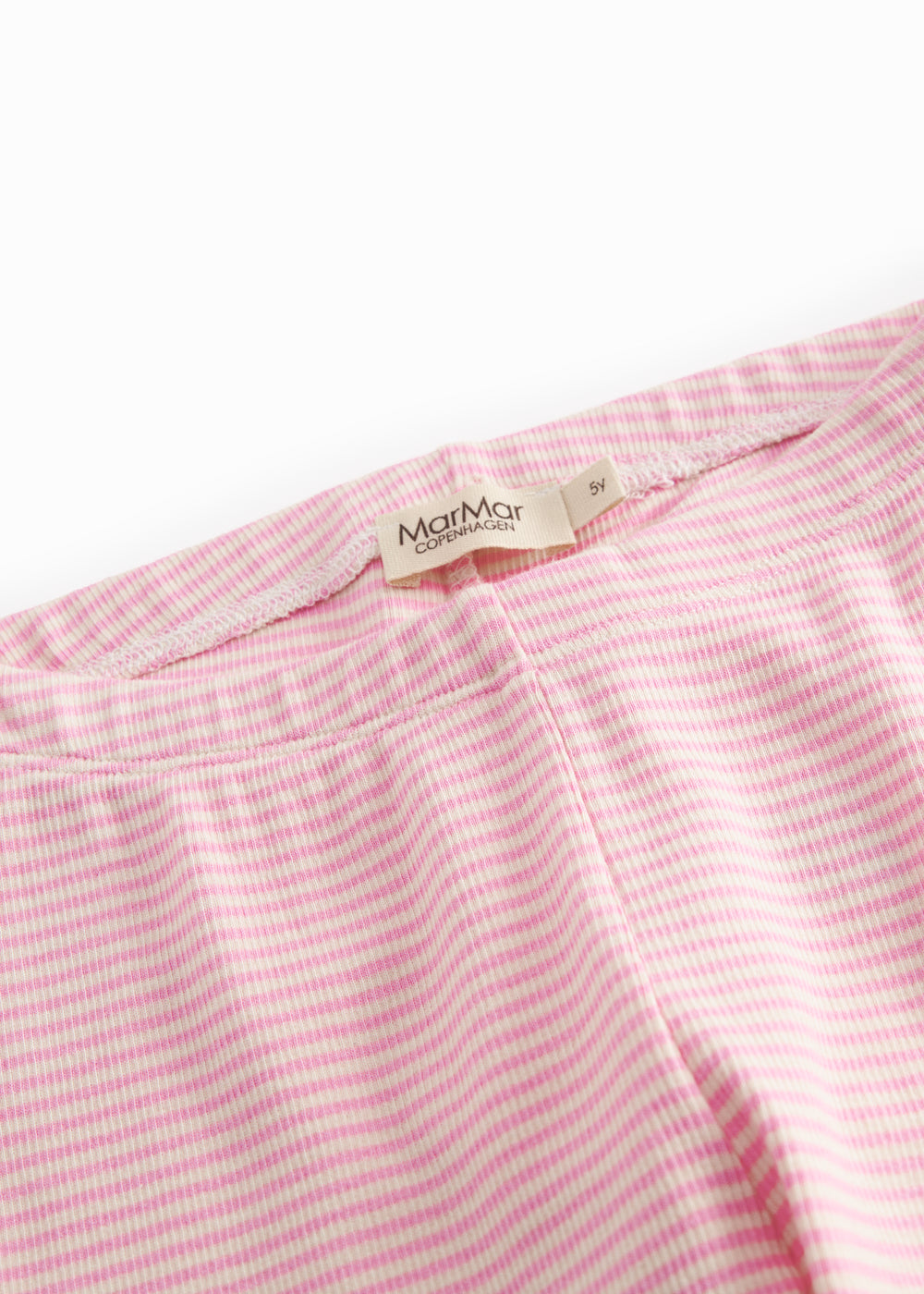 Leggings til børn med lyserøde striber