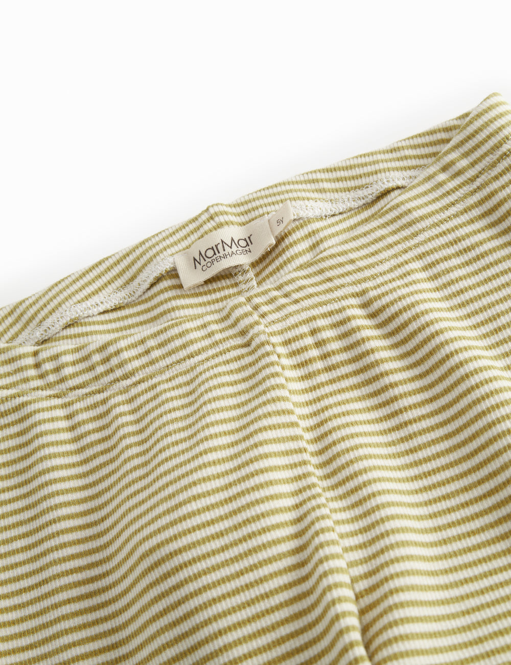 Leggings til børn med grønne striber