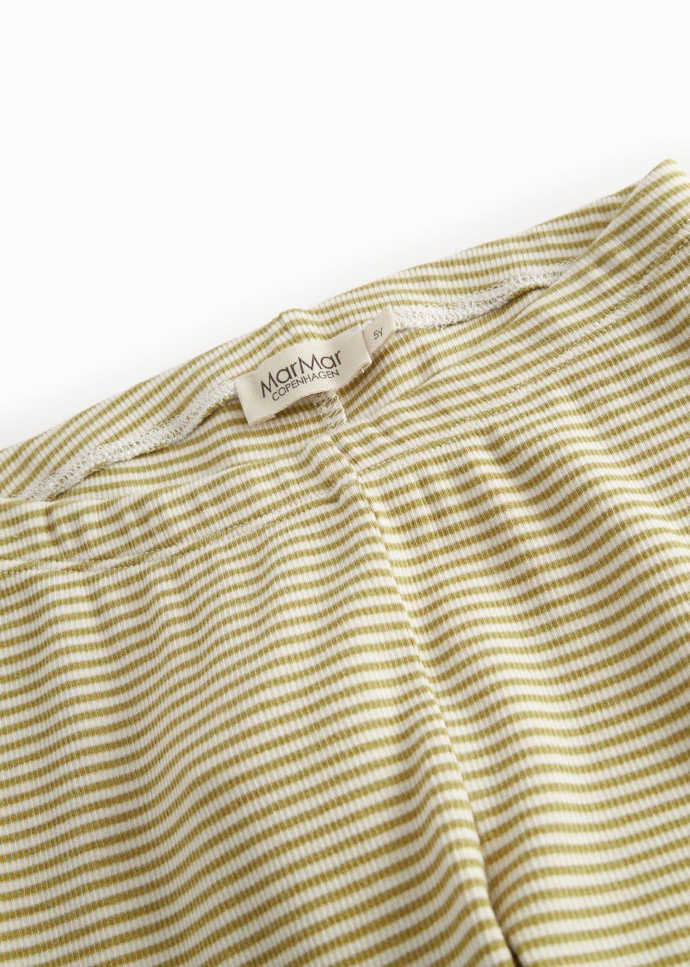 Leggings til børn med grønne striber