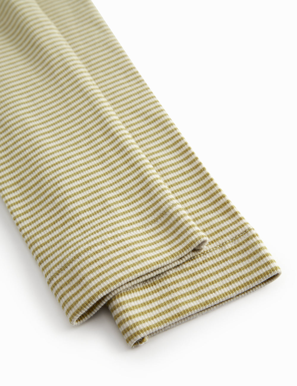 Leggings for children with green stripes