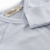 Light blue pants with feet for newborns