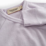 Lightly colored baby dress with feet