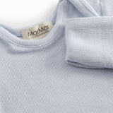 Light blue long-sleeved onesie for newborns