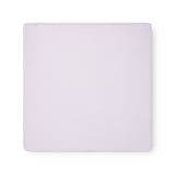 Lys lilla baby tæppe med rundede hjørner og picotkanter