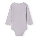 Lys lilla langærmet baby bodystocking