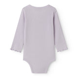 Lys lilla langærmet baby bodystocking