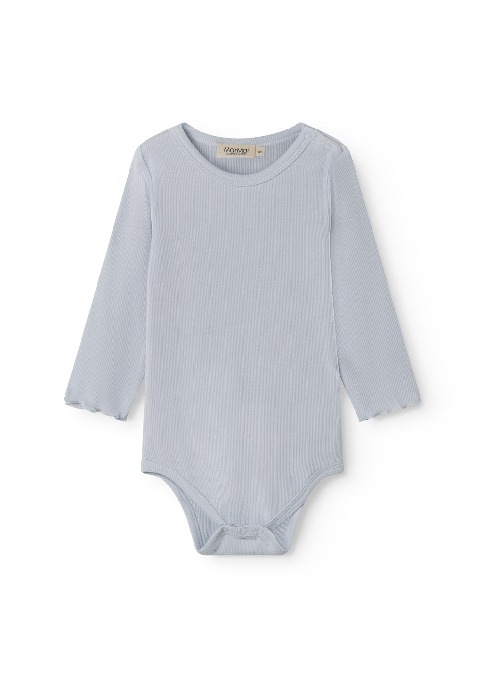 Azure Long-Sleeved Baby Bodystocking