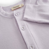 Light pink baby dress with a long peplum.