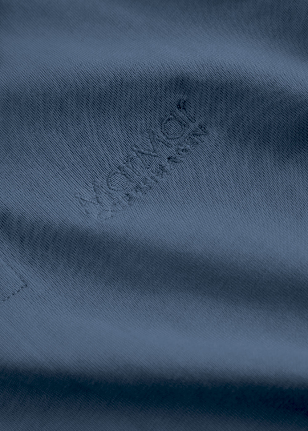 Kortærmet blå polo t-shirt til børn med krave og knaplukning