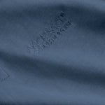 Kortærmet blå polo t-shirt til børn med krave og knaplukning