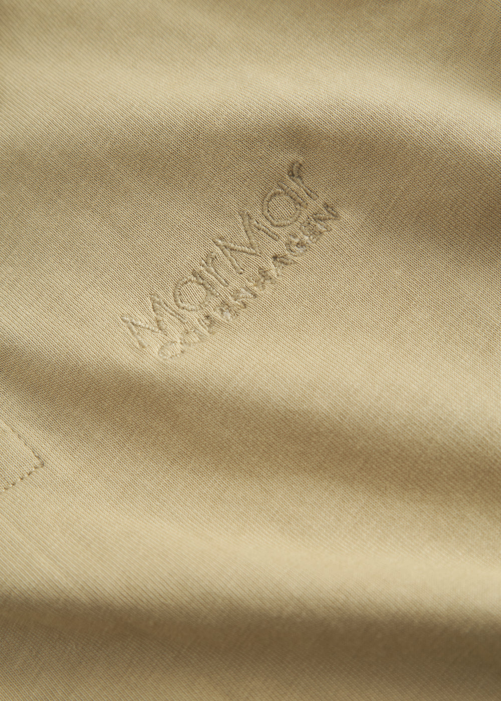 Short beige polo t-shirt for children with collar and button-up