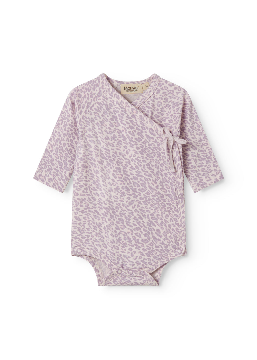 Little long-sleeved leopard bodystocking for newborns