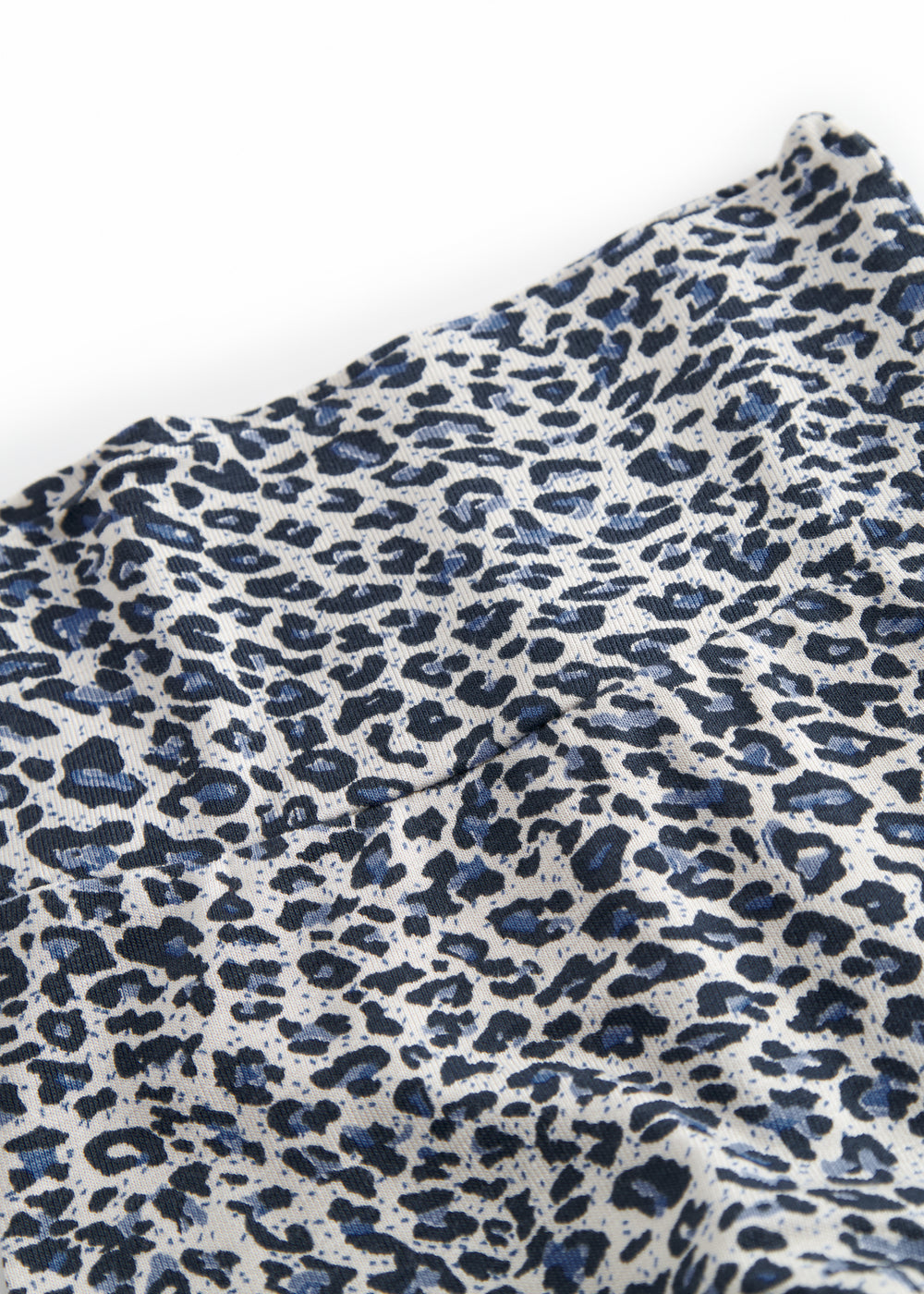 Blue leopard pants for newborns