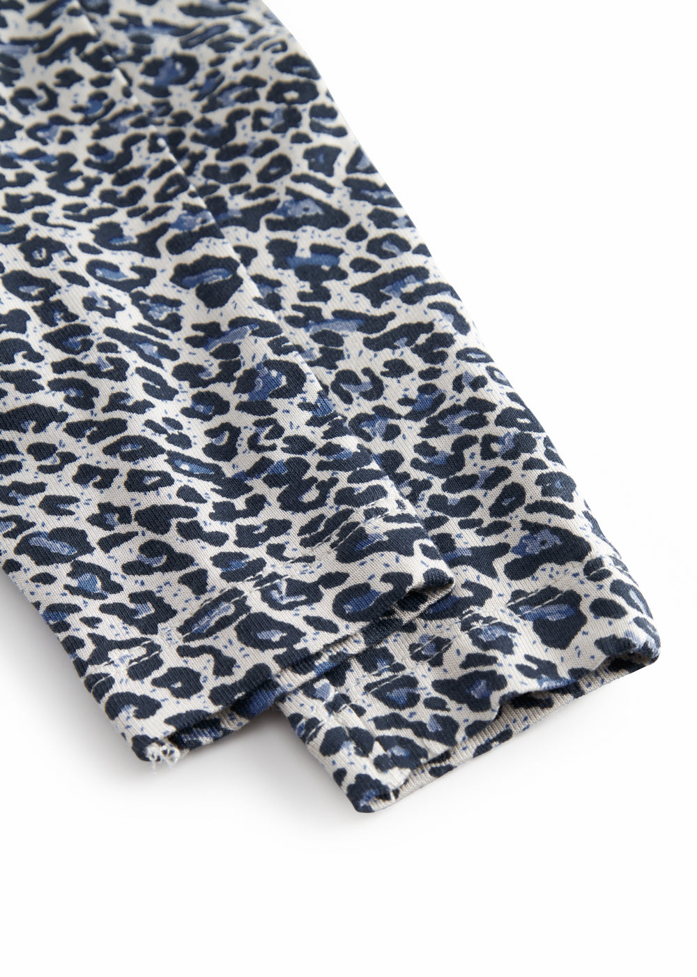 Blue leopard pants for newborns