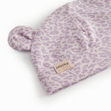 Pink leopard baby hue with ears