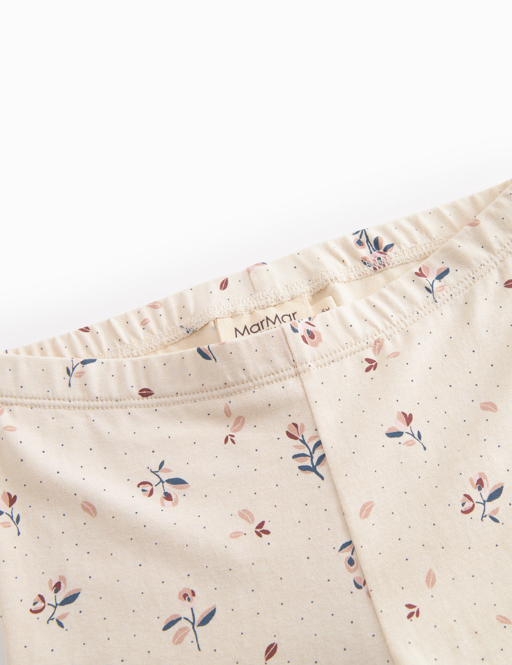 Leggings for children with a floral pattern.