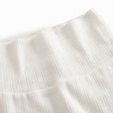 White cotton pants for newborns