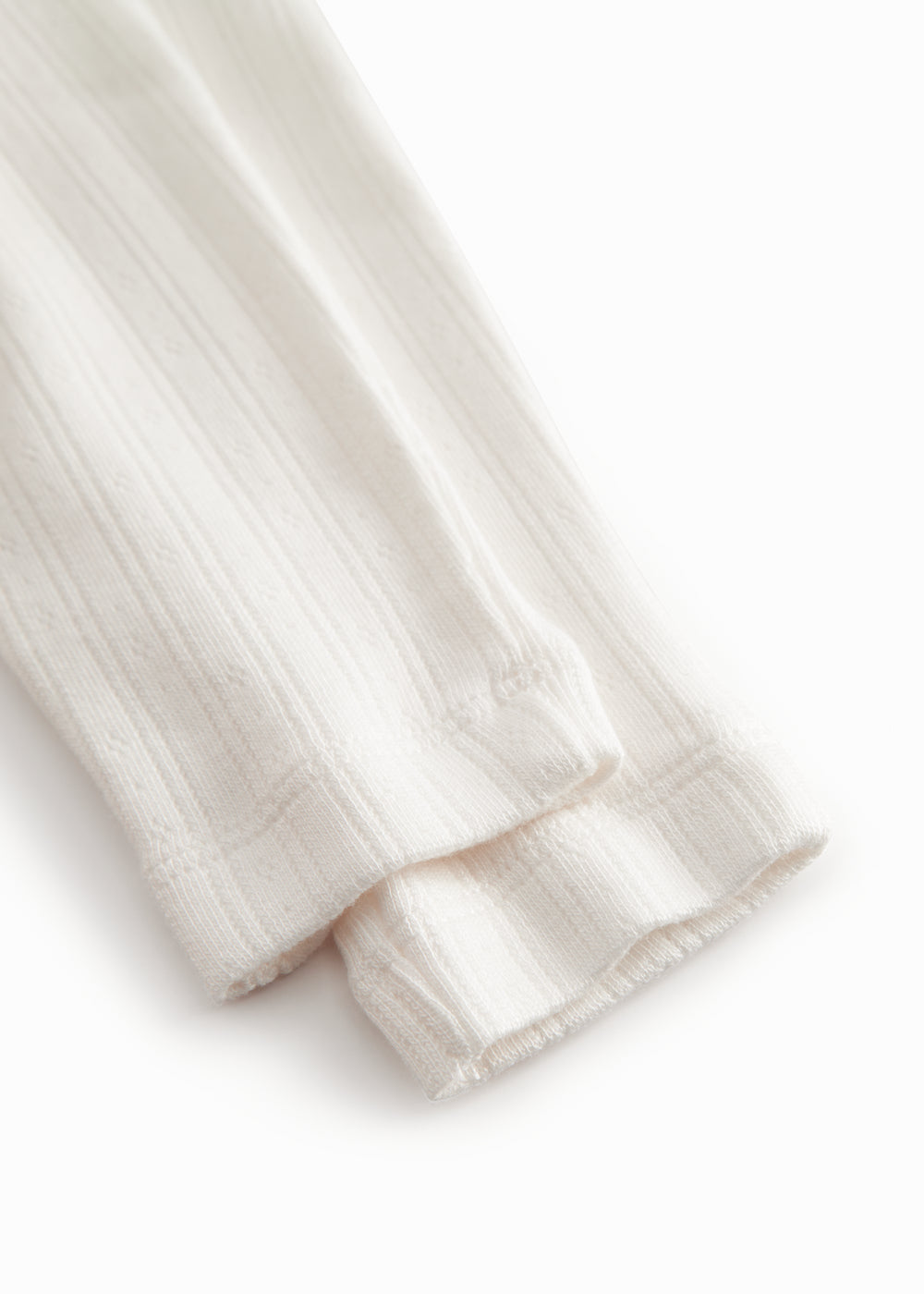 White cotton pants for newborns