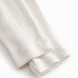 White cotton pants for newborns