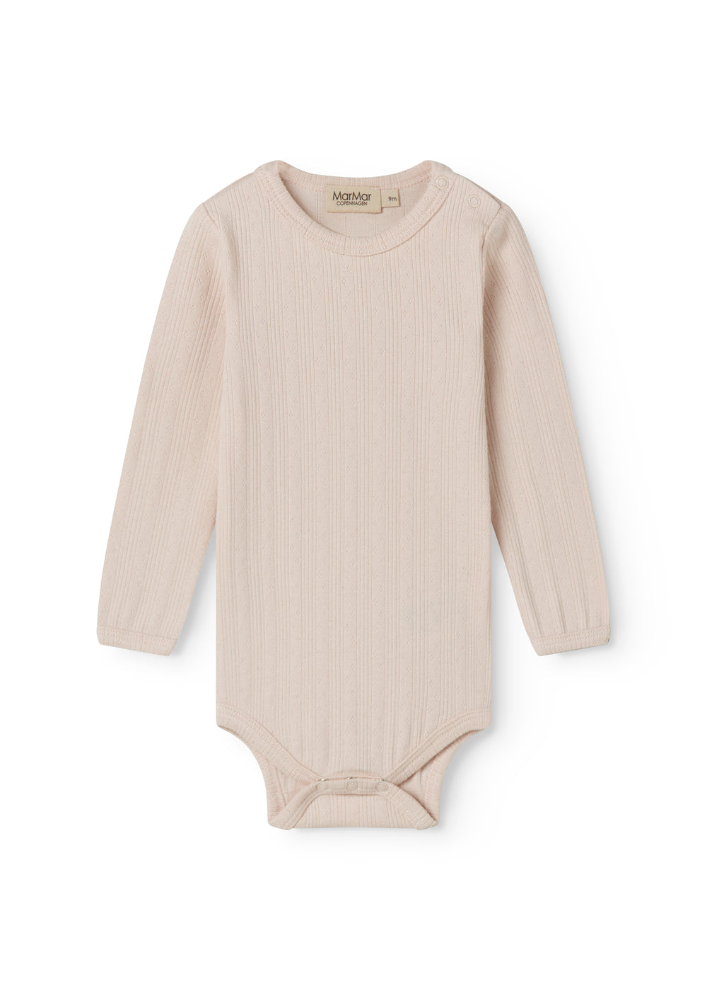 Langærmet lyserød pointelle baby bodystocking

Translation: Long-sleeved bright red pointelle baby bodystocking