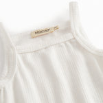 Baby bodystocking without sleeves with garters