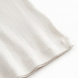 White short-sleeved pointelle t-shirt for children