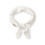 Cotton baby scarf in raw white