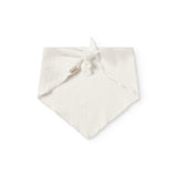 Cotton baby scarf in raw white