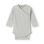 Green pointelle pants for newborns