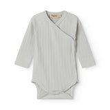 Green pointelle pants for newborns