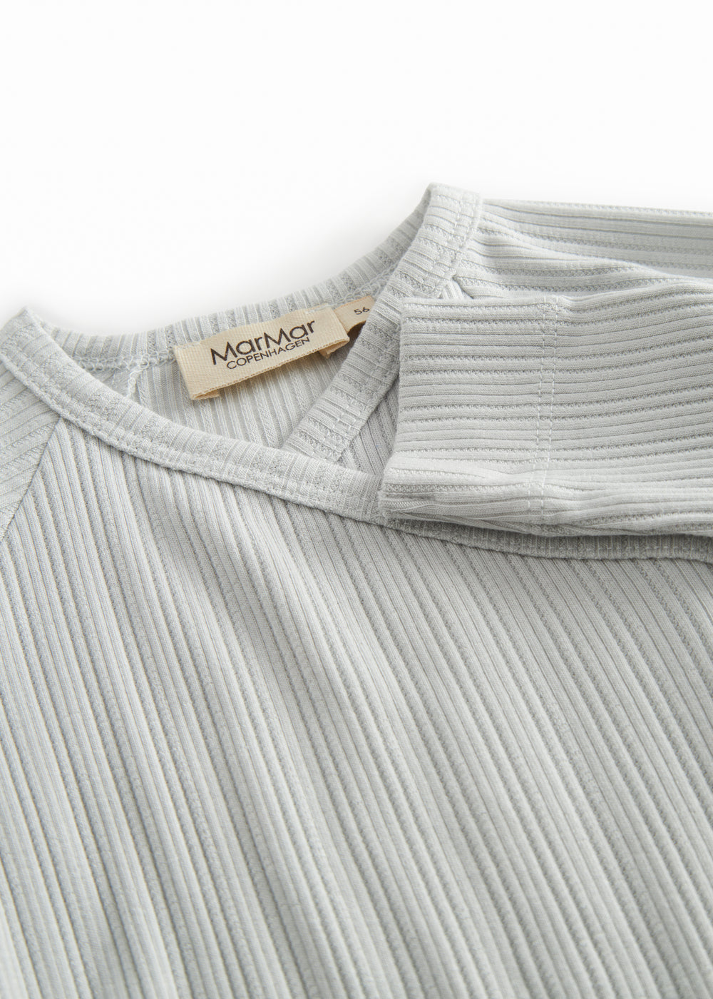 Light green pointelle fabric with feet for newborns