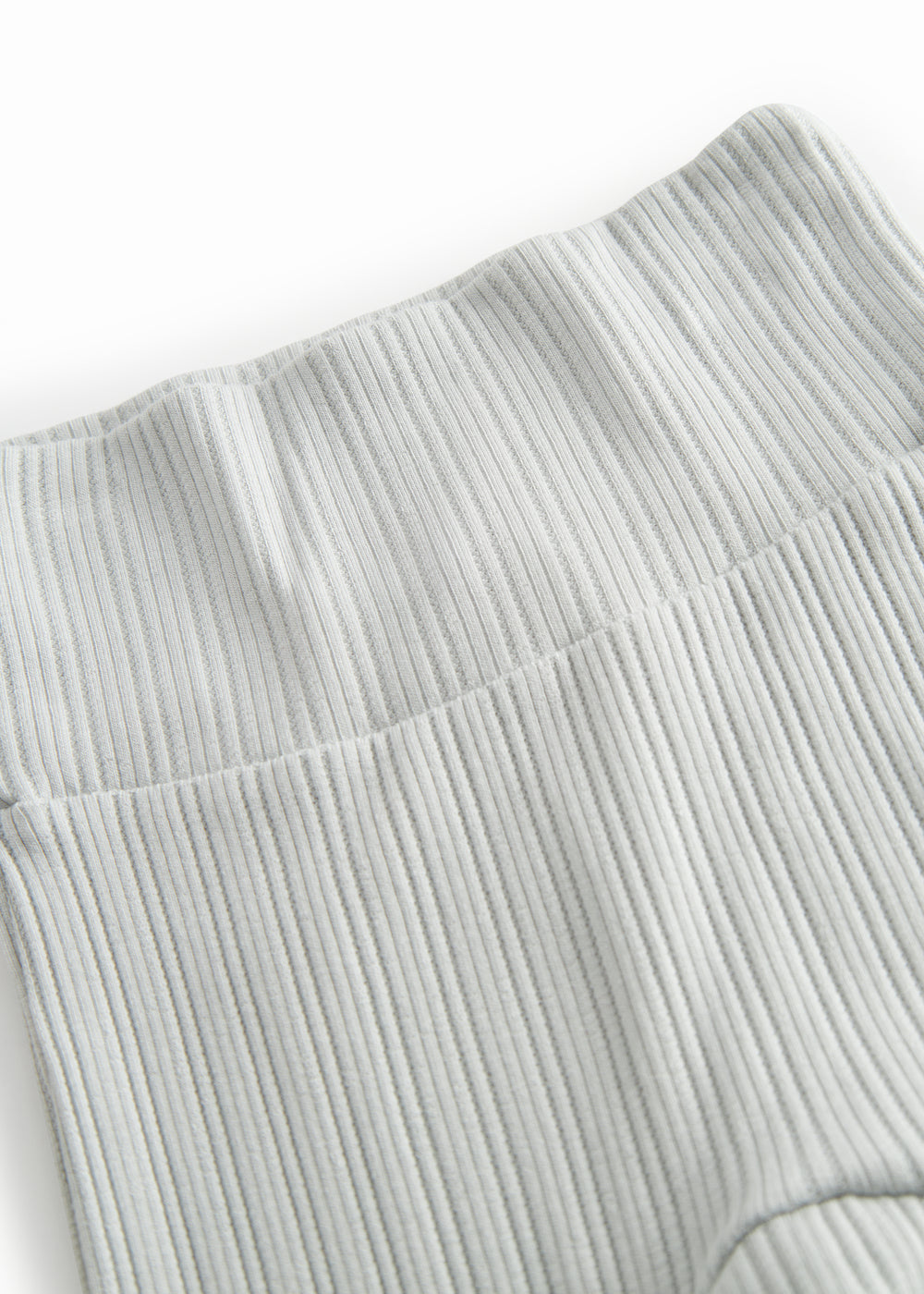 Green pointelle pants for newborns