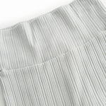 Green pointelle pants for newborns