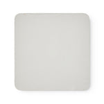 Lysegrøn pointelle babytæppe med rundede hjørner og picotkanter