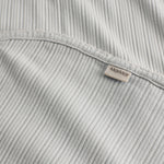 Lime green pointelle baby blanket with rounded corners and picot edges