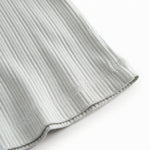 Light green short-sleeved pointelle t-shirt for children