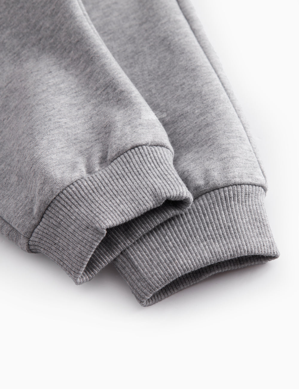 Gray sweatpants for baby with drawstrings and rosa MarMar logo.