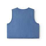Blå denimvest til barn
