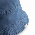 Blue denim cap for children