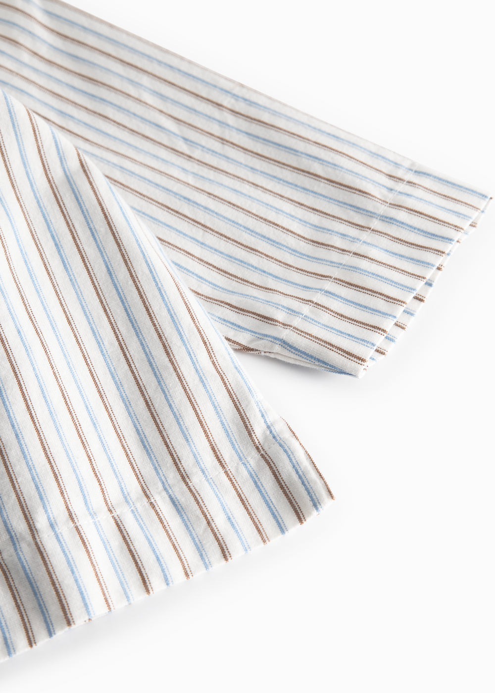 Blue striped shirt with collar and buttons for baby