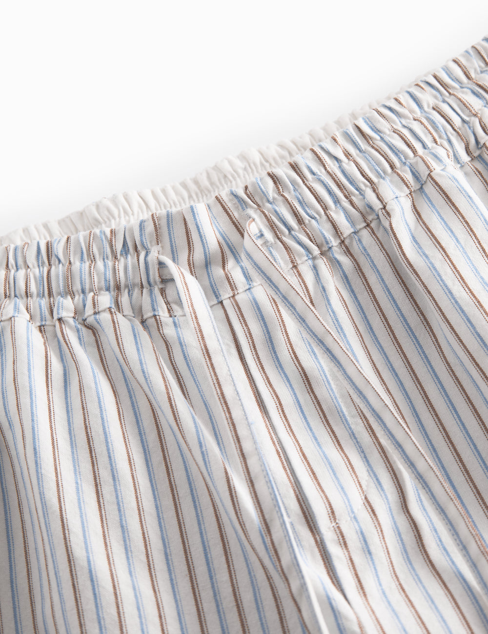 Blåstribet bukser med bindebånd  til børn