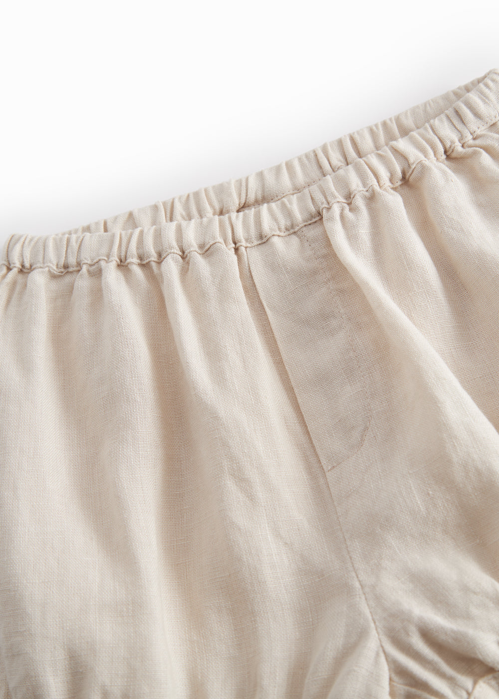 Beige shorts/bloomers for baby