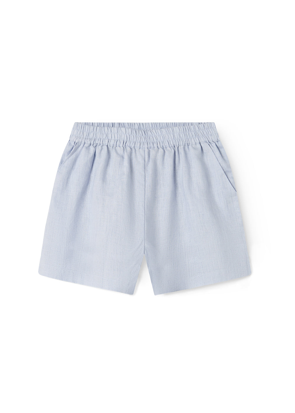 Light blue shorts for children