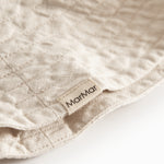 Beige sommerhat til baby