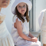 Children's light top, bottom, and summer hat