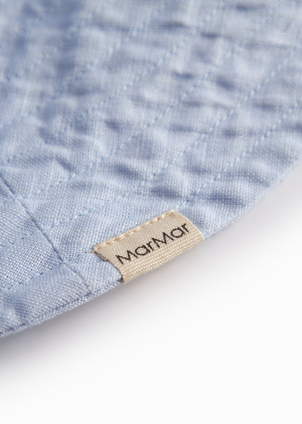 Lyseblå sommerhat til baby