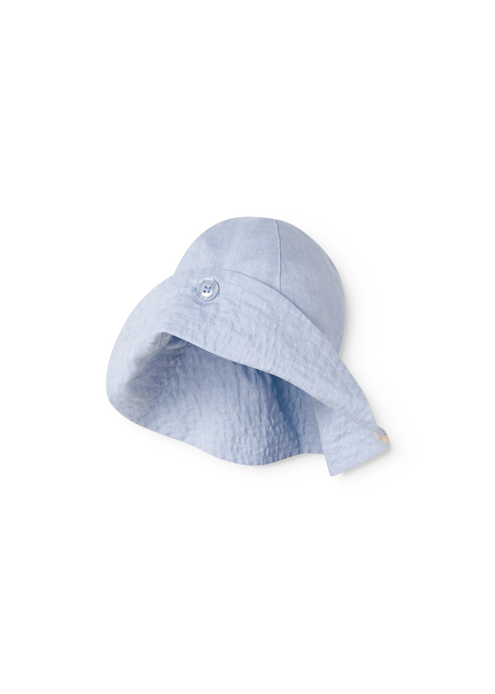 Lyseblå sommerhat til baby